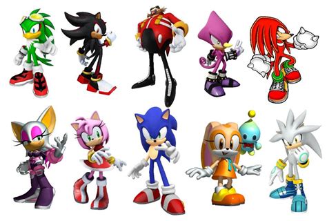 turma do sonic nomes|Confira a lista completa dos personagens principais。